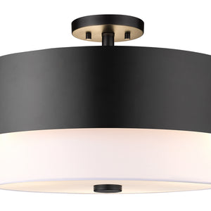 Counterpoint 3 Light Semi Flush Mount