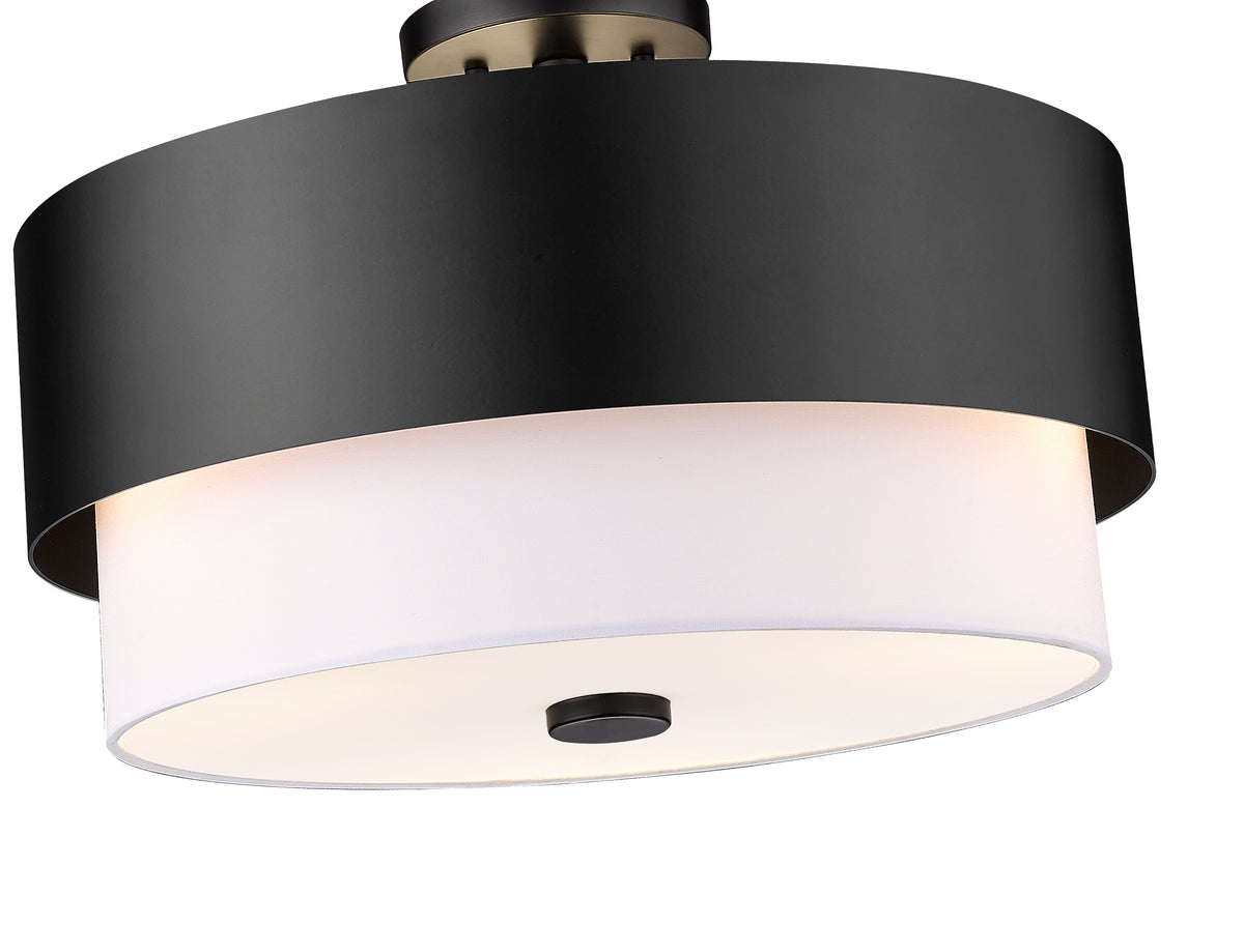 Counterpoint 3 Light Semi Flush Mount