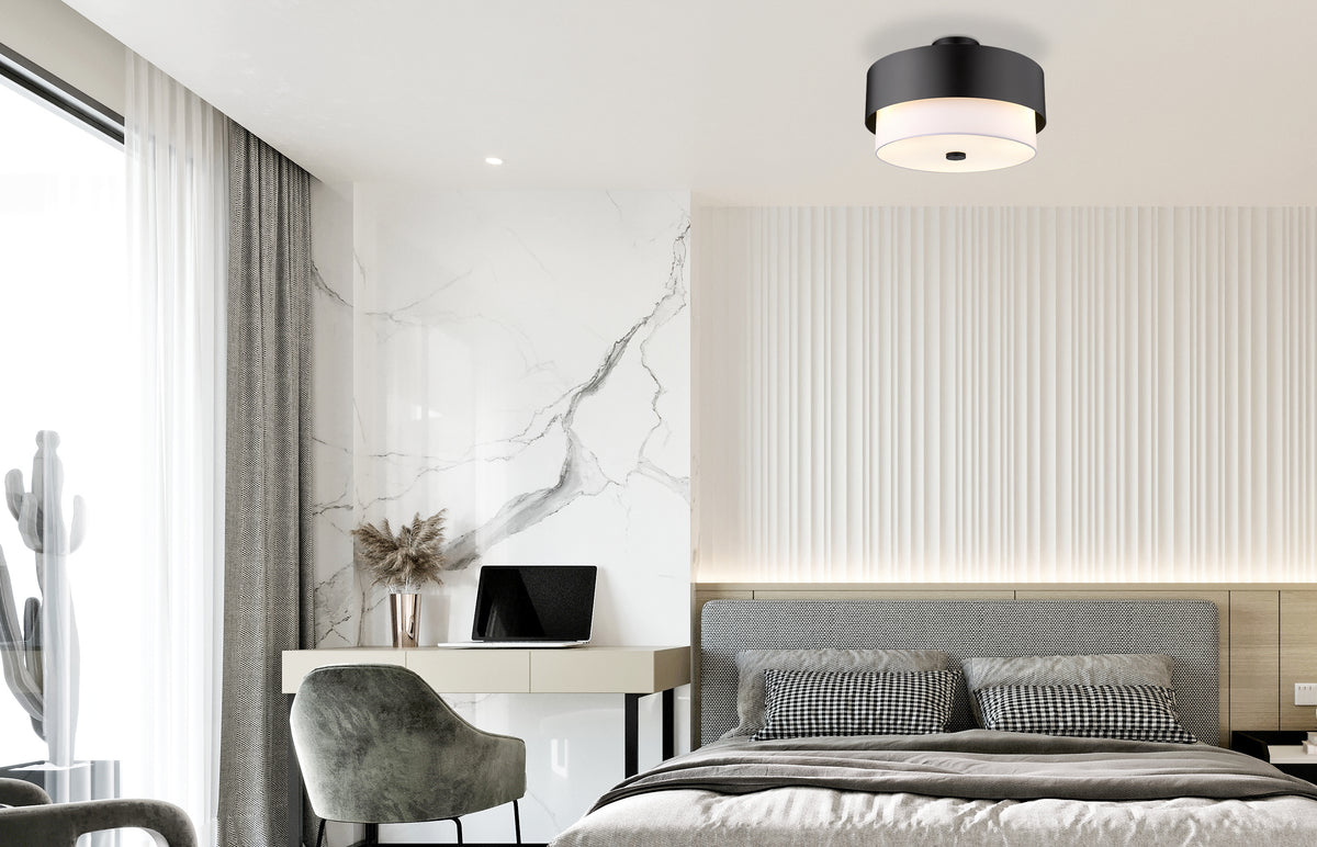 Counterpoint 3 Light Semi Flush Mount