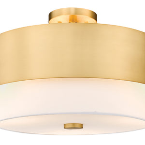 Counterpoint 3 Light Semi Flush Mount