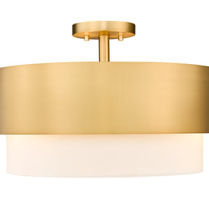 Counterpoint 3 Light Semi Flush Mount