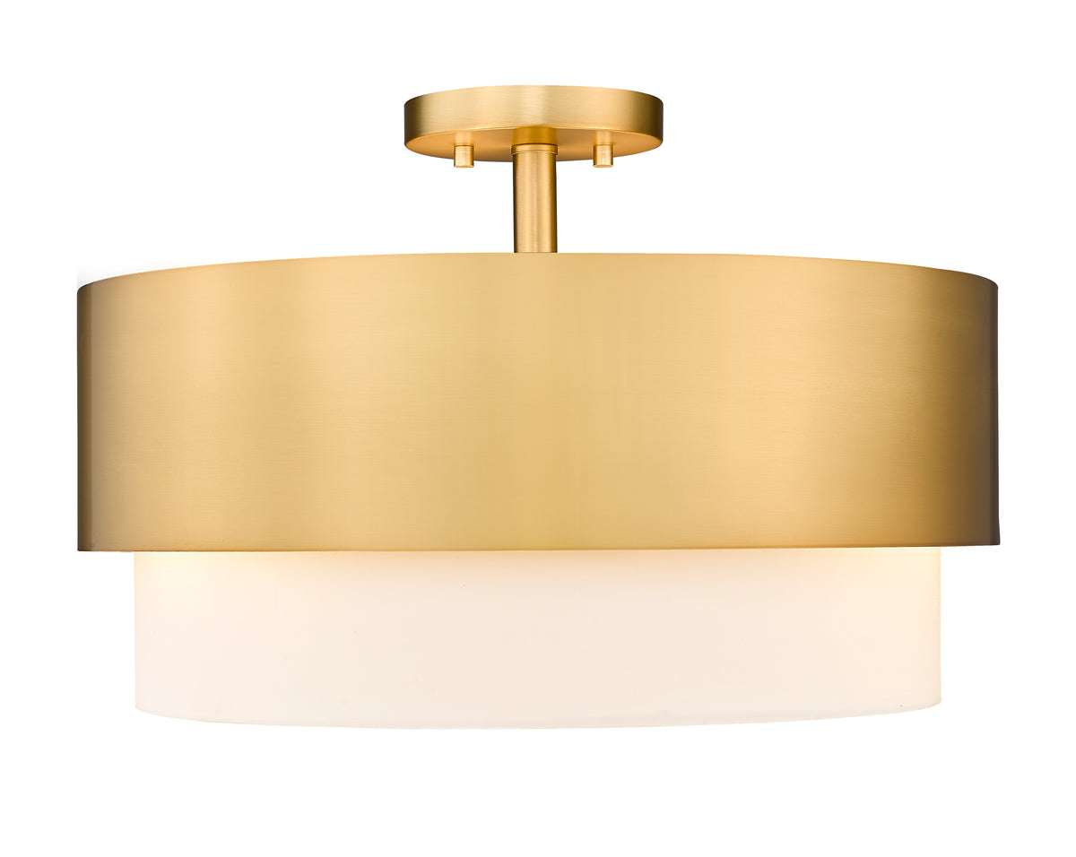 Counterpoint 3 Light Semi Flush Mount