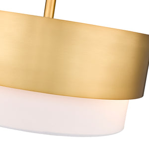 Counterpoint 3 Light Semi Flush Mount