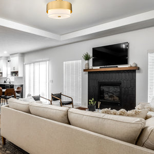 Counterpoint 3 Light Semi Flush Mount