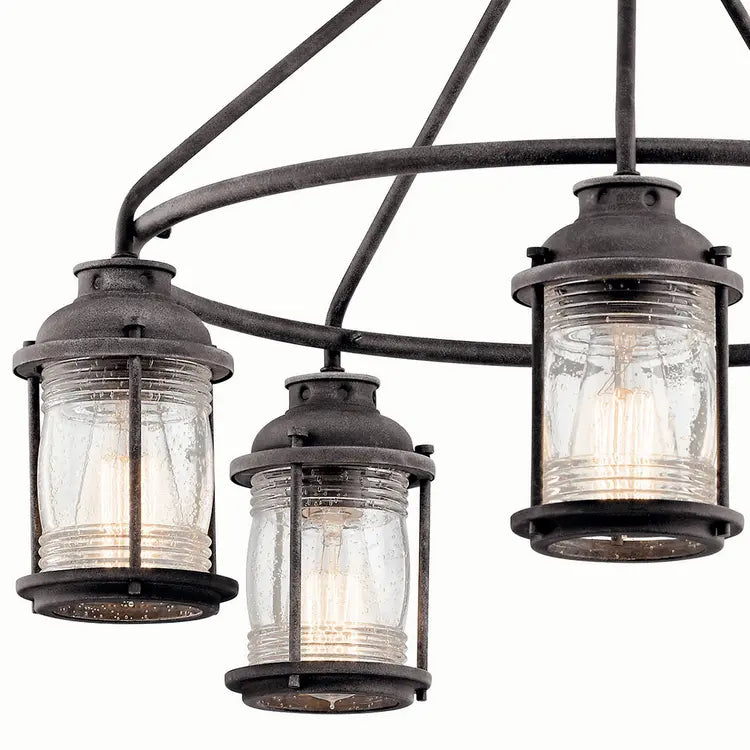 Ashland Bay Outdoor Chandelier 5Lt