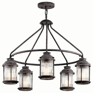 Ashland Bay Outdoor Chandelier 5Lt