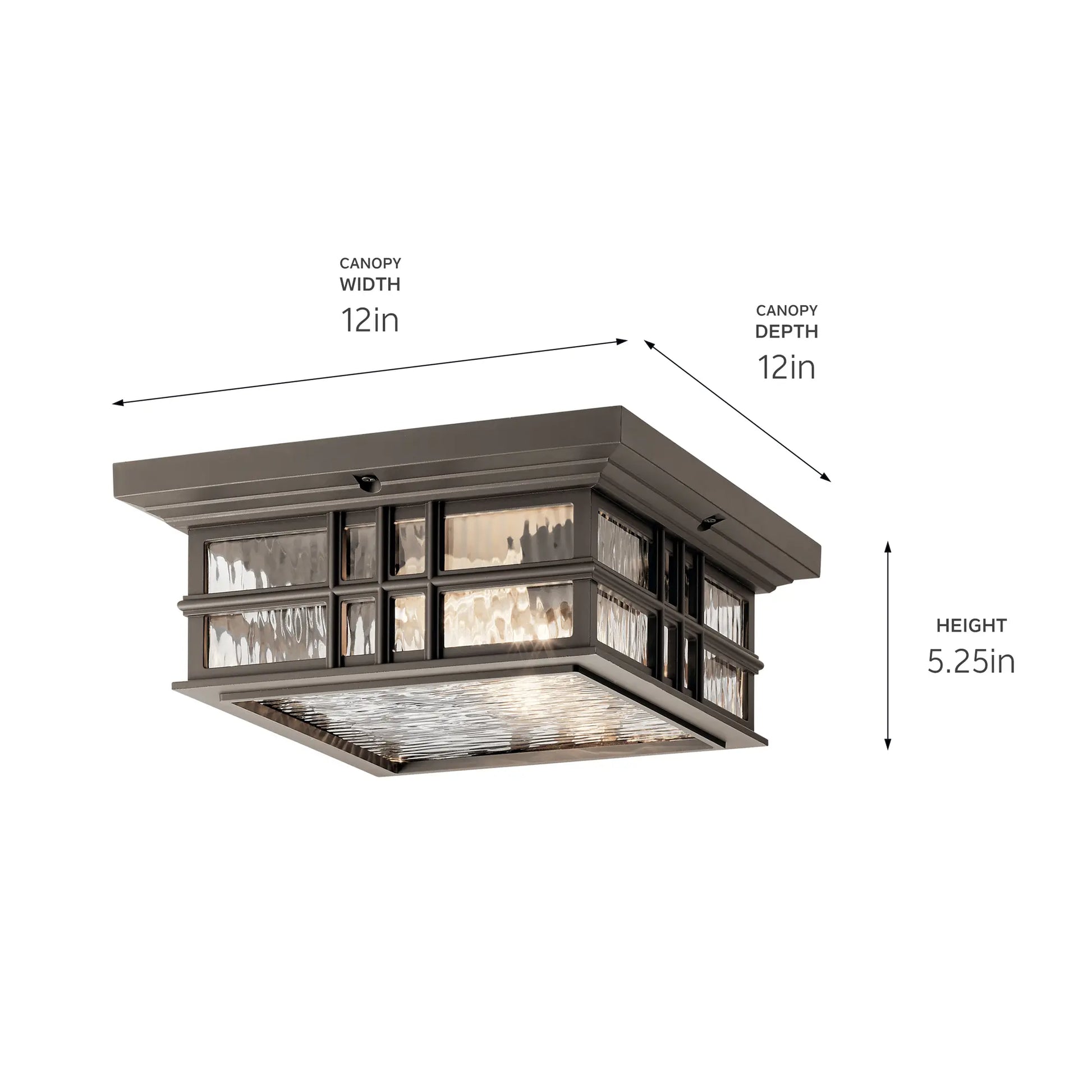 Beacon Square Outdoor Ceiling 2Lt