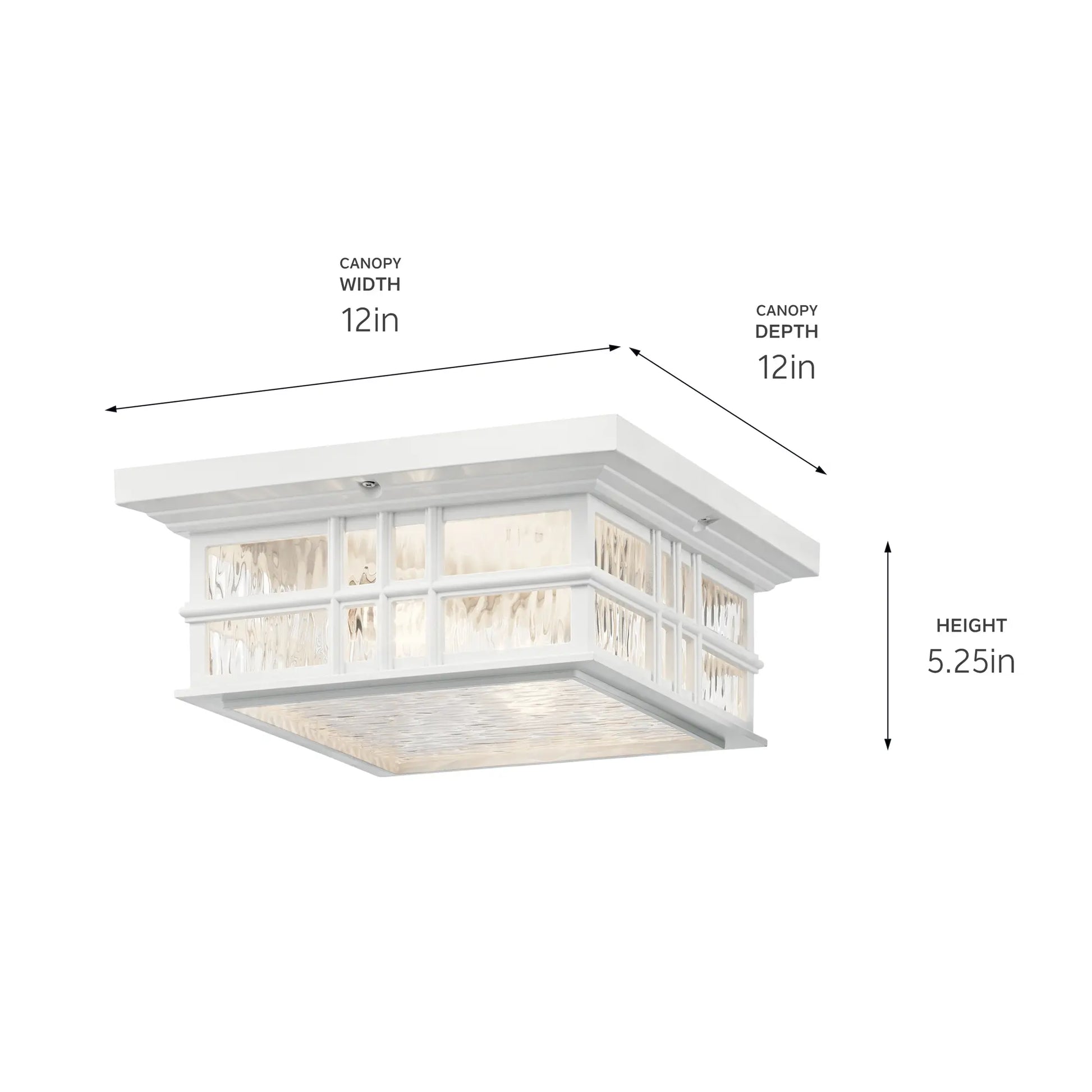 Beacon Square Outdoor Ceiling 2Lt