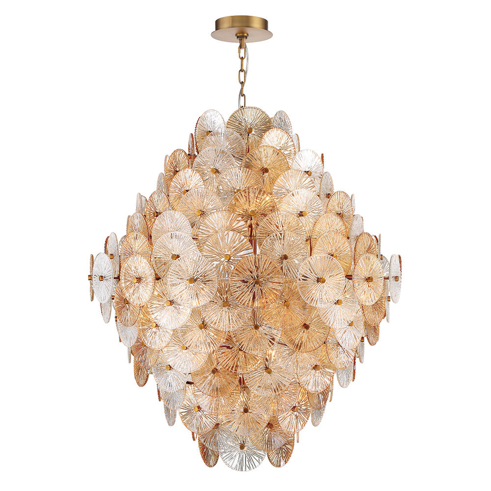 Sue-Anne 5-Tiers 27-Light 45" Grand Chandelier