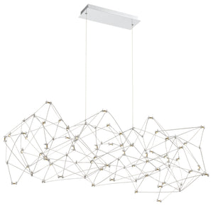 Leonardelli 49" Integrated LED Linear Chandelier