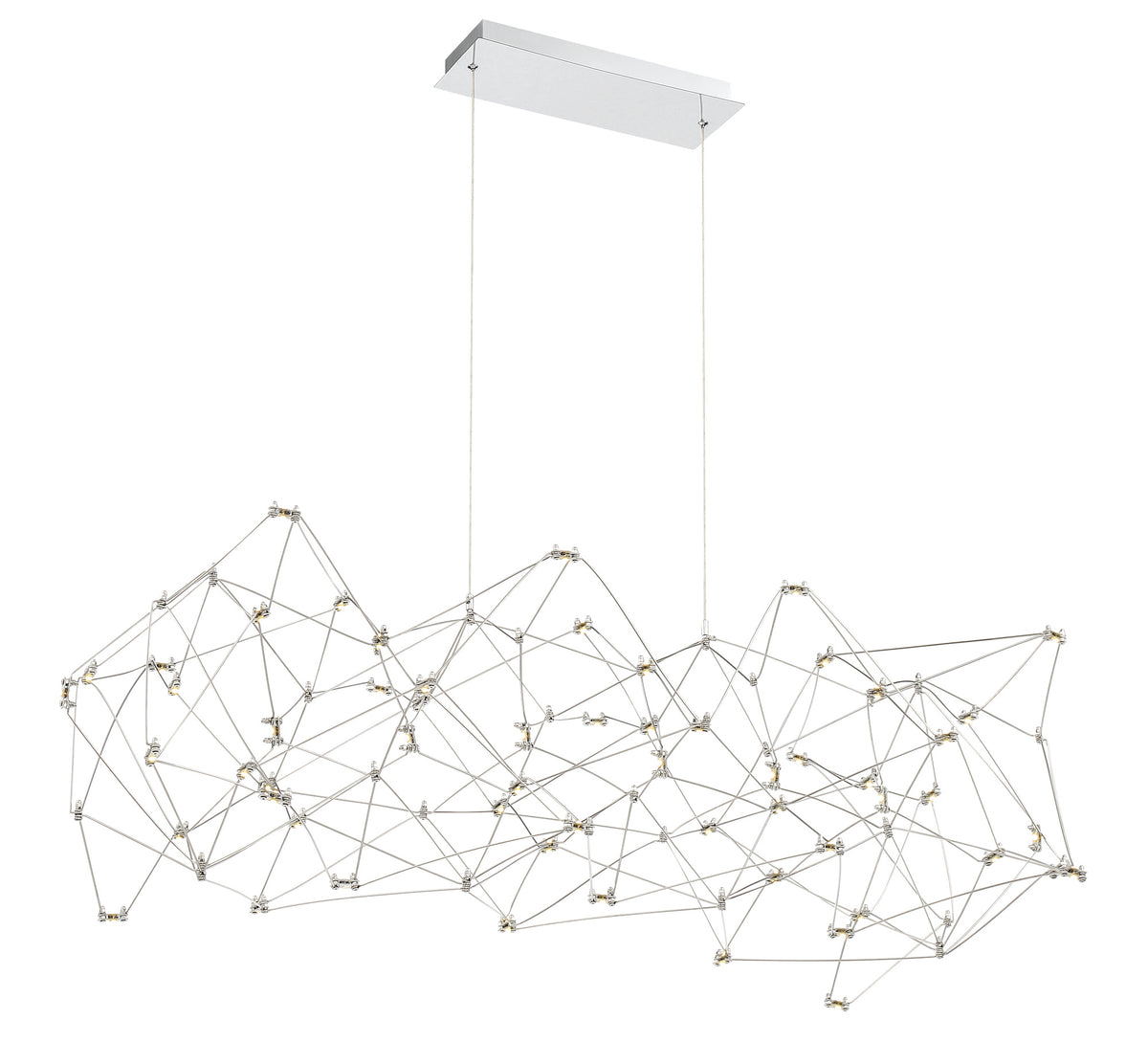 Leonardelli 49" Integrated LED Linear Chandelier