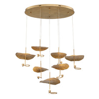 Lagatto 7-Light 40" Integrated LED Multi Drop Chandelier