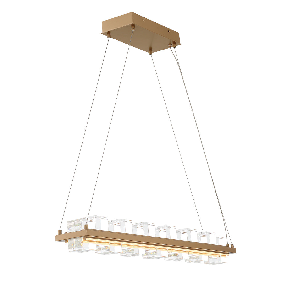 Bruco 35" Integrated LED Linear Chandelier