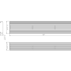 Morton 32" Integrated LED Outdoor Wall Sconce
