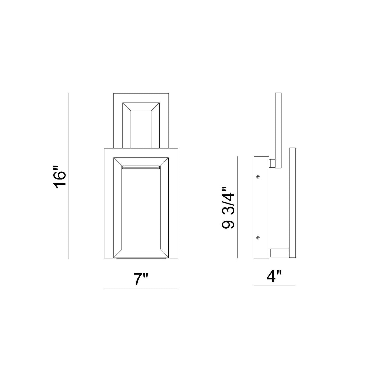 Inizio 16" Integrated LED Wall Sconce