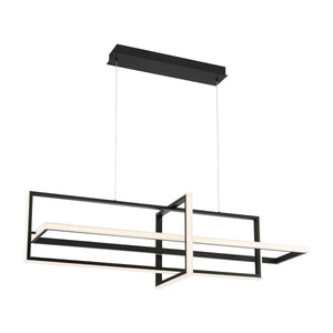 Bordo 3-Light 38" Integrated LED Linear Chandelier