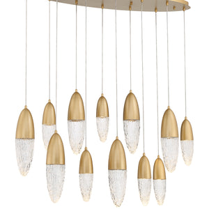 Ecrou 12-Light 44" Linear Chandelier