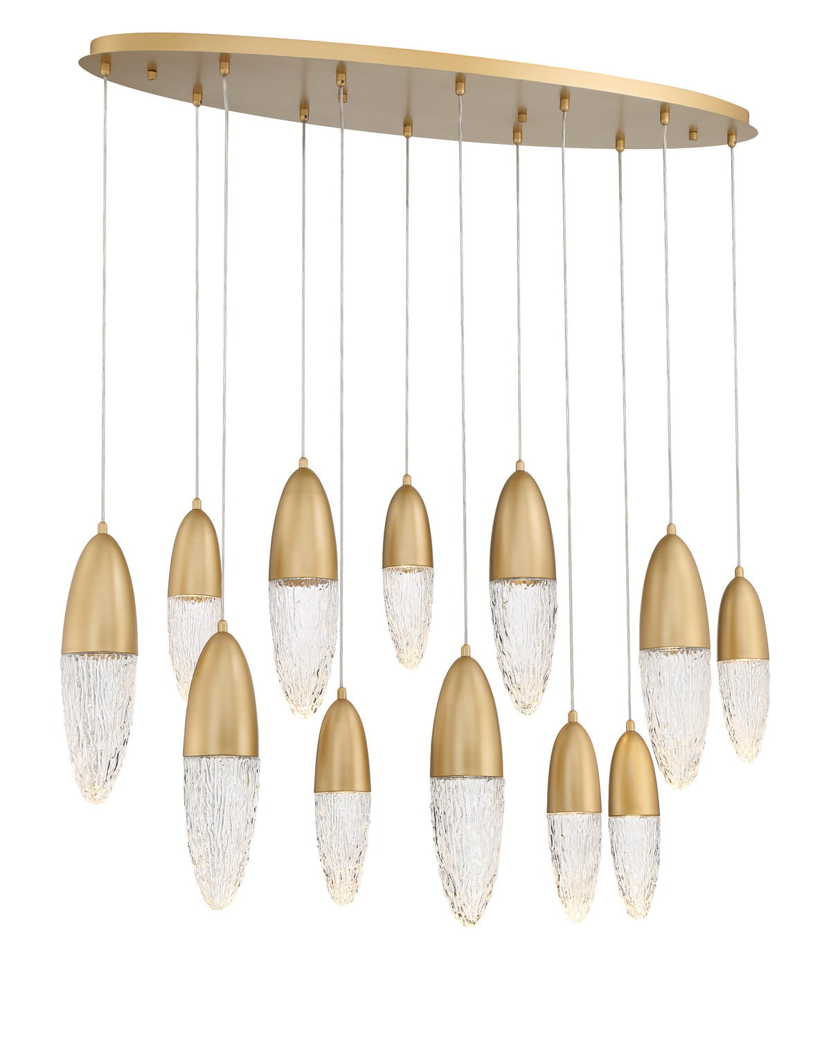 Ecrou 12-Light 44" Linear Chandelier