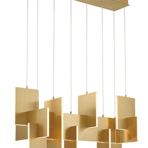 Coburg 3-Light 42" Integrated LED Linear Chandelier