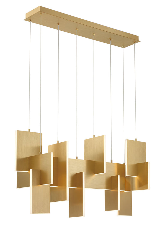 Coburg 3-Light 42" Integrated LED Linear Chandelier