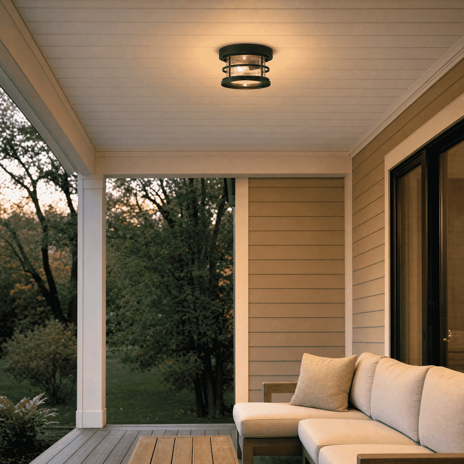 Barrett 1-Light Outdoor Ceiling Light