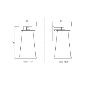 Bar Harbor 1 Light Outdoor Wall Light