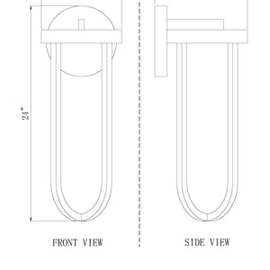 Leland 1 Light Outdoor Wall Light