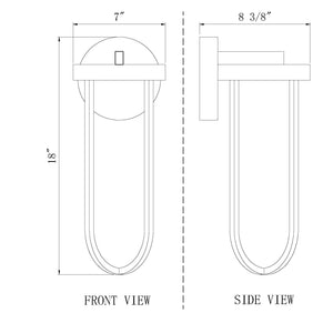Leland 1 Light Outdoor Wall Light