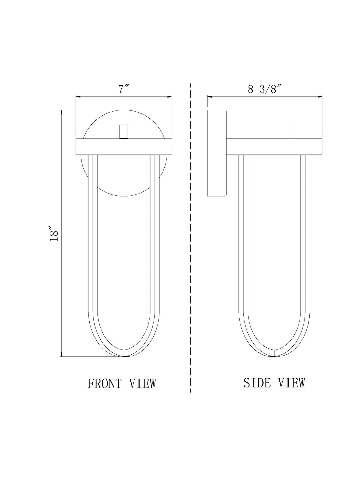 Leland 1 Light Outdoor Wall Light