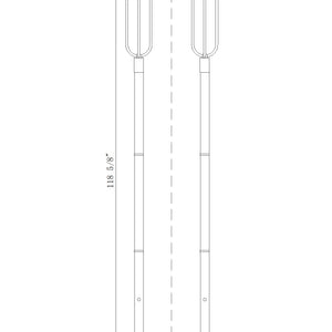 Leland 1 Light Outdoor Post Mounted Fixture