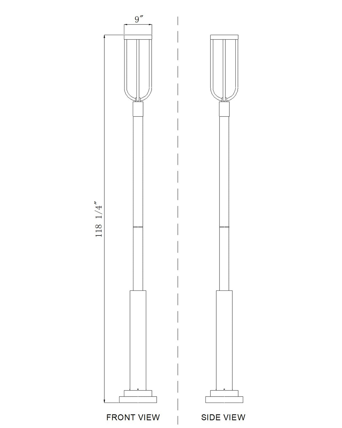 Leland 1 Light Outdoor Post Mounted Fixture