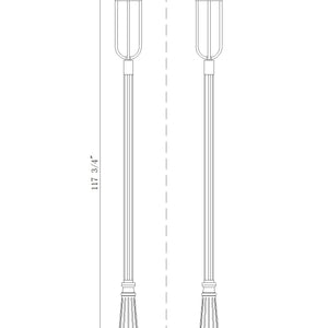 Leland 1 Light Outdoor Post Mounted Fixture