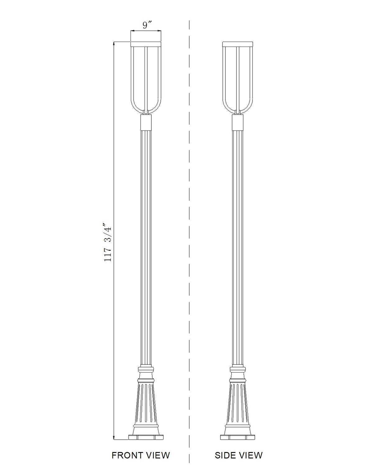 Leland 1 Light Outdoor Post Mounted Fixture