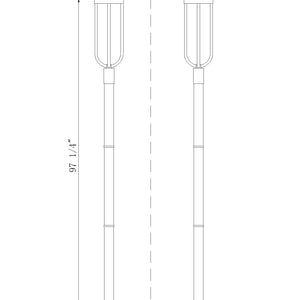 Leland 1 Light Outdoor Post Mounted Fixture