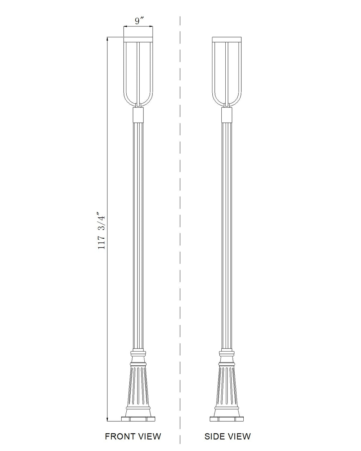 Leland 1 Light Outdoor Post Mounted Fixture