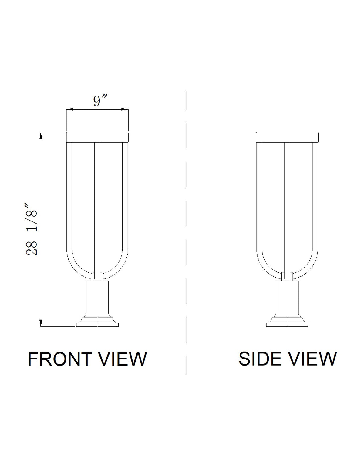 Leland 1 Light Outdoor Pier Mounted Fixture