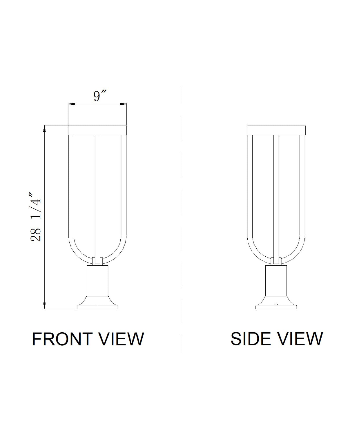 Leland 1 Light Outdoor Pier Mounted Fixture