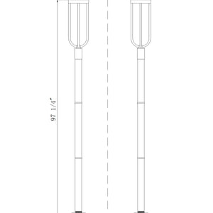Leland 1 Light Outdoor Post Mounted Fixture