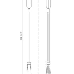 Leland 1 Light Outdoor Post Mounted Fixture