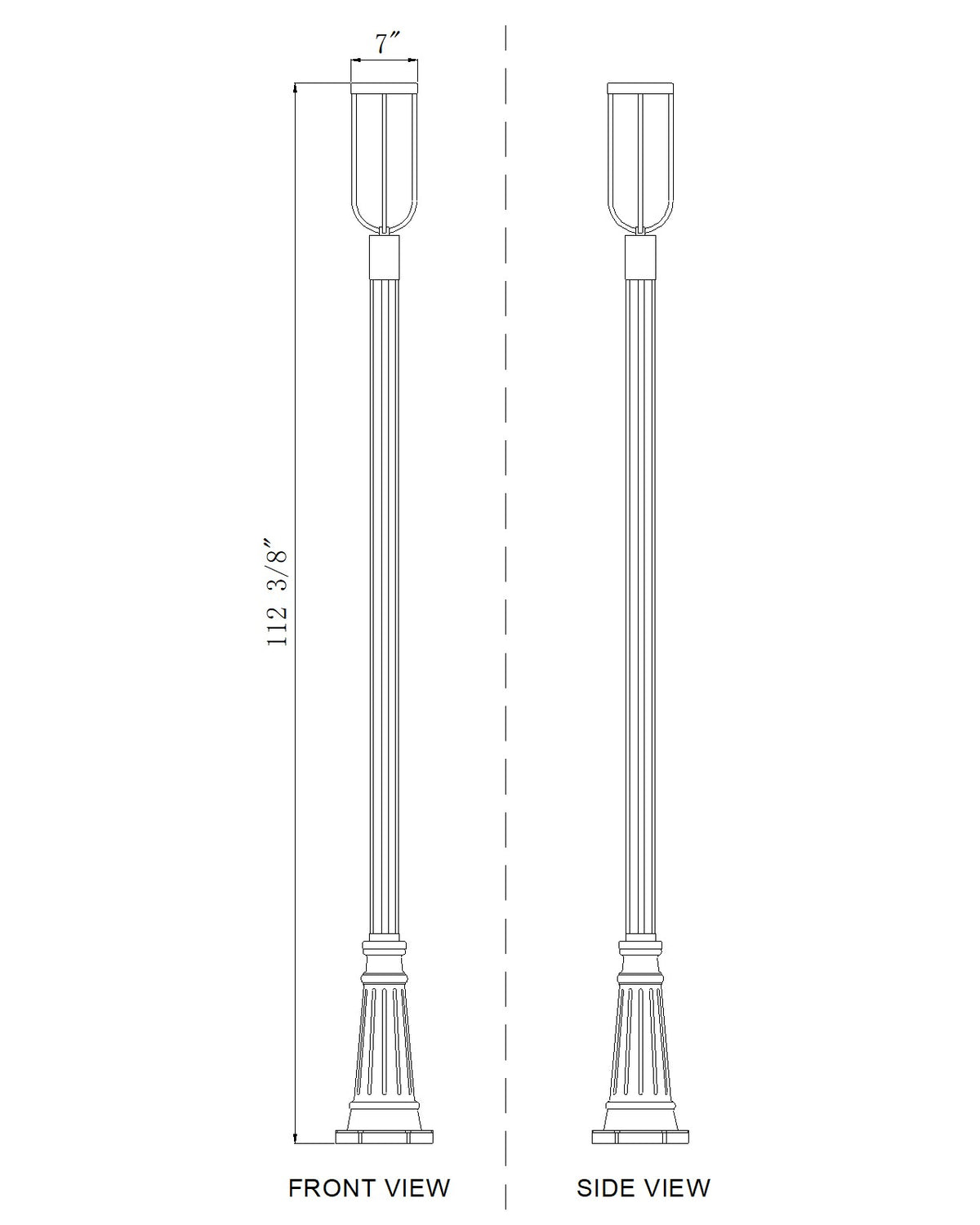 Leland 1 Light Outdoor Post Mounted Fixture