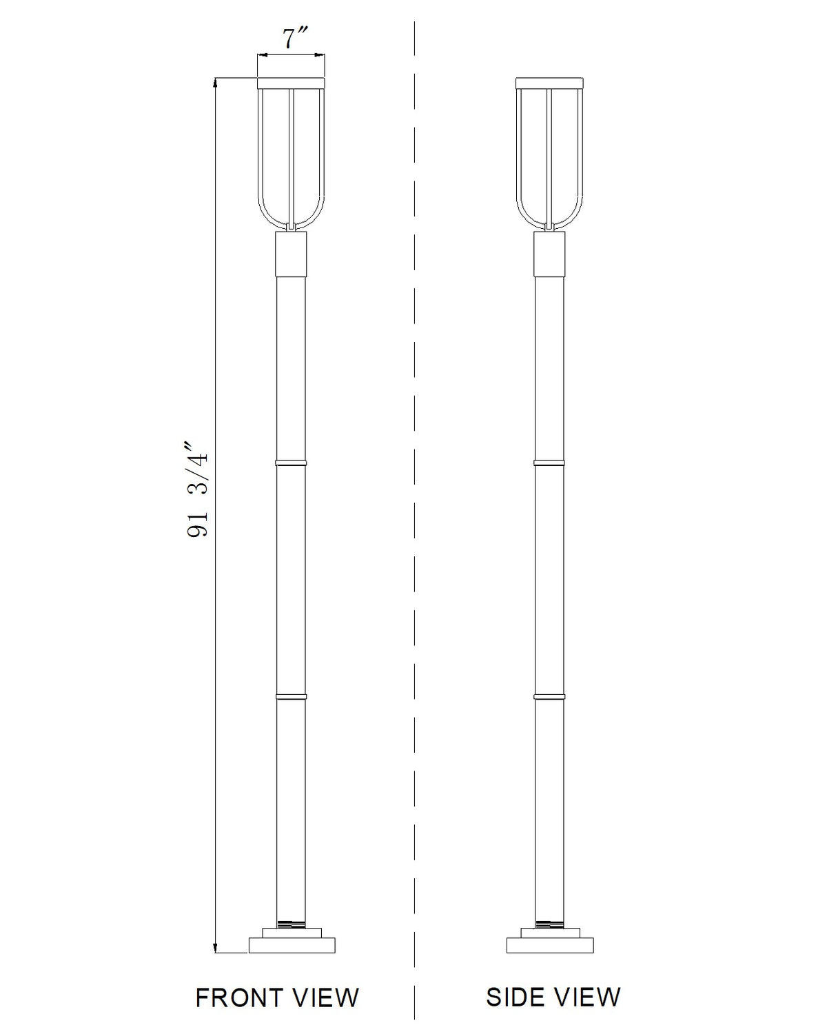 Leland 1 Light Outdoor Post Mounted Fixture