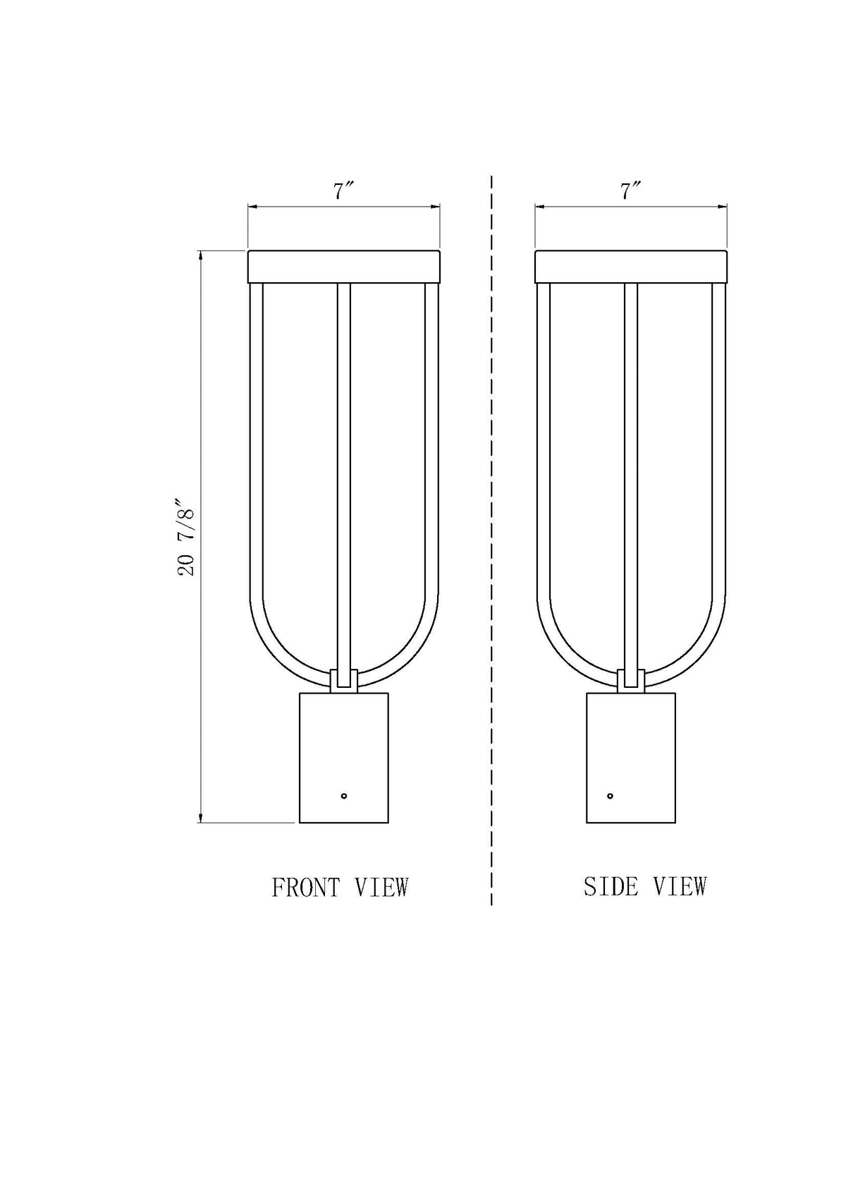 Leland 1 Light Outdoor Post Mount Fixture