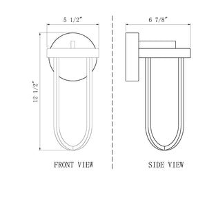 Leland 1 Light Outdoor Wall Light