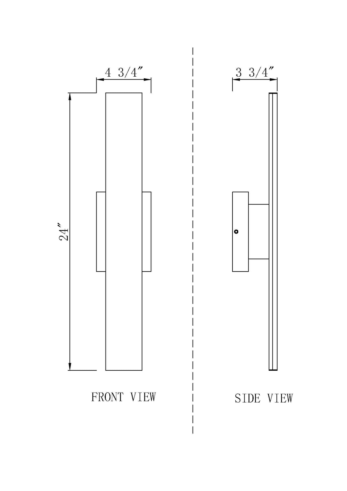 Stylet 2 Light Outdoor Wall Light