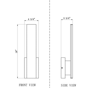 Stylet 2 Light Outdoor Wall Light