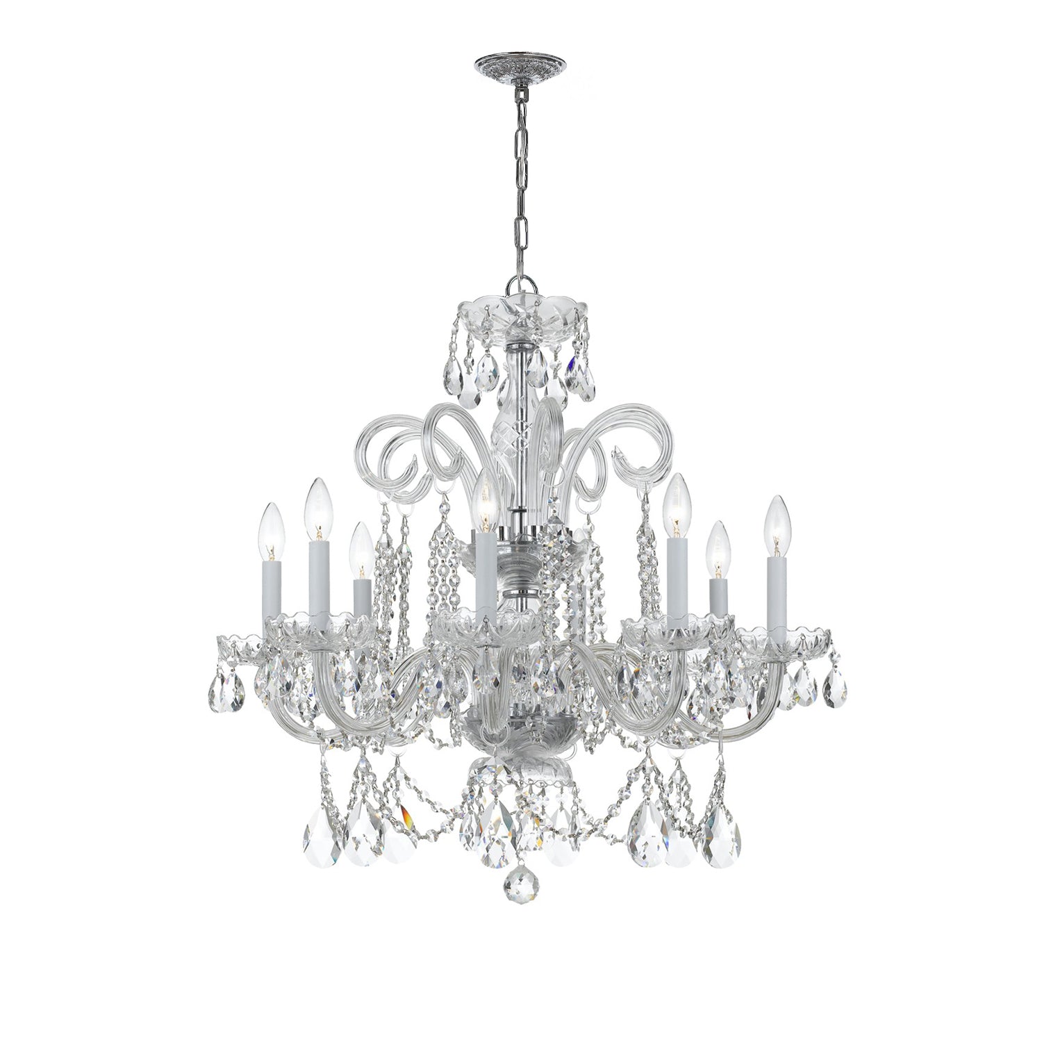 Traditional Crystal 27'' Chandelier