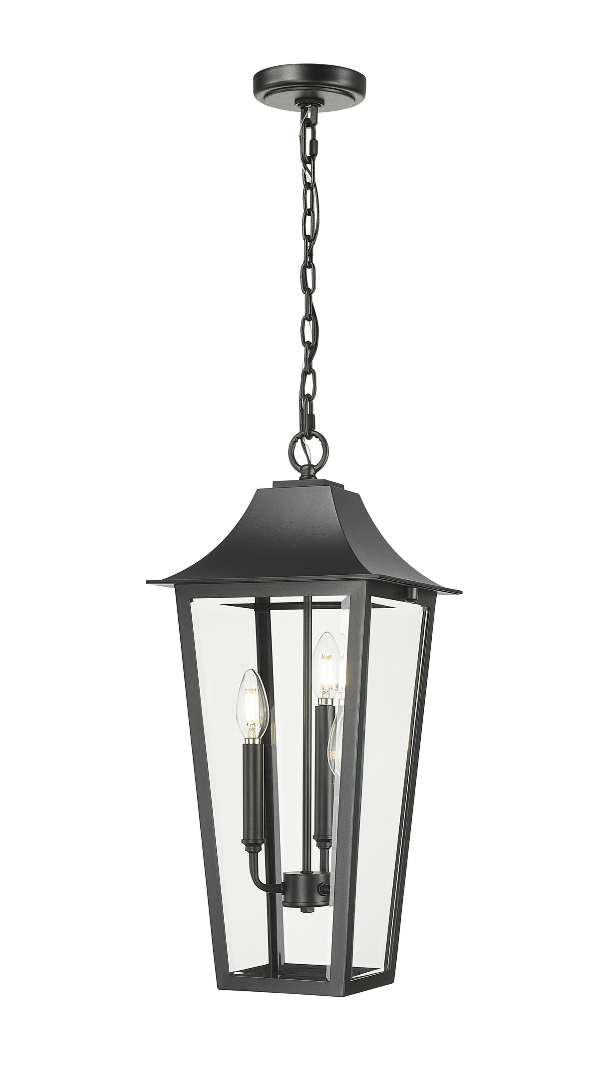 Gannon 3 Light Outdoor Chain Mount Ceiling Fixture