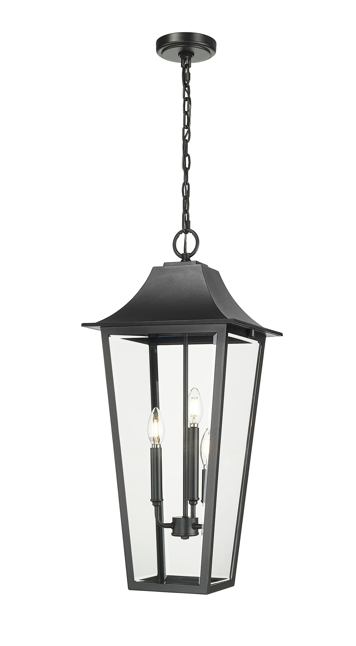 Gannon 3 Light Outdoor Chain Mount Ceiling Fixture