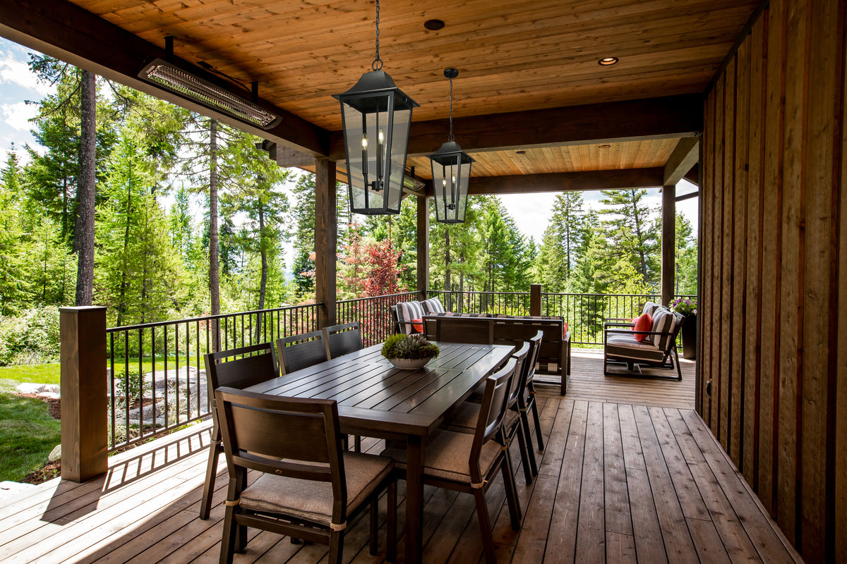 Gannon 3 Light Outdoor Chain Mount Ceiling Fixture