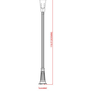 Gannon 3 Light Outdoor Post Mounted Fixture